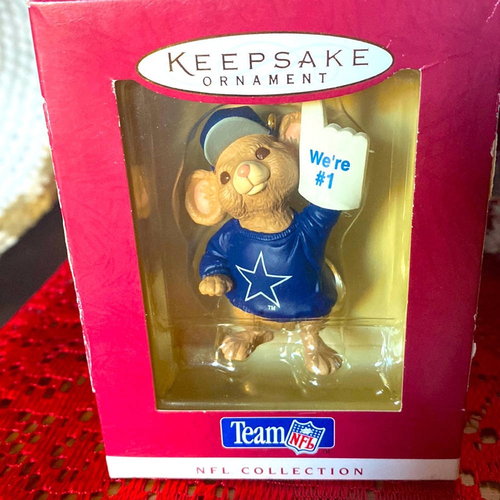 Cowboys Christmas ornament NFL